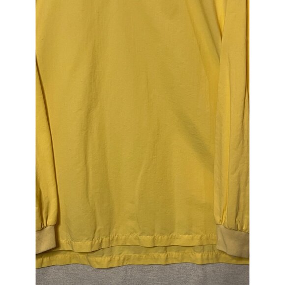 Vintage Solumbra L Men Yellow Polo Shirt Lightweight 100% UV Protection USA - Picture 12 of 16